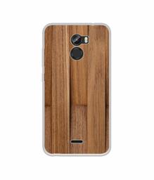 Amazon Brand - Solimo Designer Wooden Art UV Printed Soft Back Case Mobile Cover for Gionee X1