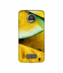 Amazon Brand - Solimo Designer Yellow Watermelon 3D Printed Hard Back Case Mobile Cover for Moto Z2 Play