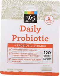 365 EVERYDAY VALUE Daily Probiotic 5 Billion CFU, 120 CT