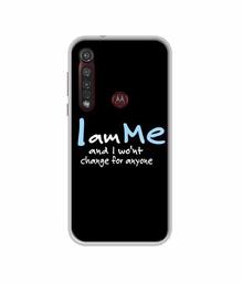 Amazon Brand - Solimo Designer Quotes UV Printed Soft Back Case Mobile Cover for Motorola Moto G8 Plus