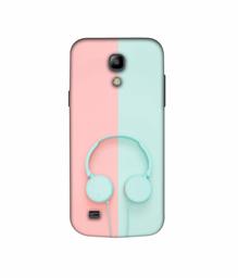 Amazon Brand - Solimo Designer Head Phone 3D Printed Hard Back Case Mobile Cover for Samsung Galaxy S4 Mini