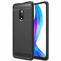 Amazon Brand - Solimo Mobile Cover (Soft & Flexible Back case) for Realme X (Black)