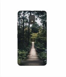 Amazon Brand - Solimo Designer Wooden Bridge 3D Printed Hard Back Case Mobile Cover for Lenovo A6600