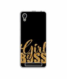 Amazon Brand - Solimo Designer Sparkle Girl Boss UV Printed Soft Back Case Mobile Cover for Mobiistar C1 Lite