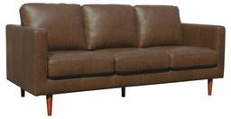 Amazon Brand – Rivet Revolve Modern Leather Sofa Couch, 80