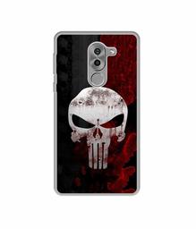 Amazon Brand - Solimo Designer Punisher Skull UV Printed Soft Back Case Mobile Cover for Huawei Honor 6X