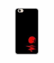 Amazon Brand - Solimo Designer Red Moon UV Printed Soft Back Case Mobile Cover for Vivo V5