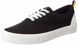 Amazon Brand - House & Shields Men's Black Canvas Sneakers-8 UK (AZ-HS-040D)