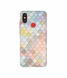 Amazon Brand - Solimo Designer Small Squre Texture 3D Printed Hard Back Case Mobile Cover for Xiaomi Mi A2