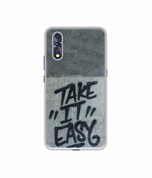 Amazon Brand - Solimo Designer Take It Easy UV Printed Soft Back Case Mobile Cover for Vivo Z1x