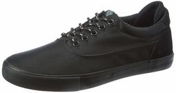 Amazon Brand - Symbol Men's Black Mesh Sneakers-7 UK (AZ-IK-0013A)