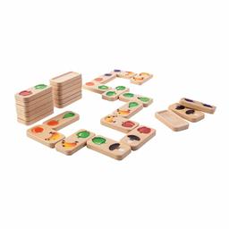 AmazonBasics Games Fruit Veggie Domino, 4-Pack