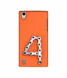 Amazon Brand - Solimo Designer Number Four 3D Printed Hard Back Case Mobile Cover for VIVO Y15