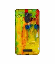 Amazon Brand - Solimo Designer Yellow and Green Paint 3D Printed Hard Back Case Mobile Cover for Gionee A1 Lite