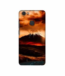 Amazon Brand - Solimo Designer Volcano 3D Printed Hard Back Case Mobile Cover for Vivo V7 Plus