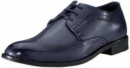 Amazon Brand - Symbol Men's Navy PU Formal Shoes - 9 UK (AZ-SY-423)