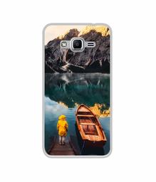 Amazon Brand - Solimo Designer Lake View UV Printed Soft Back Case Mobile Cover for Samsung Galaxy J2 Ace