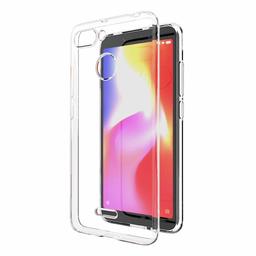 (Renewed) Amazon Brand - Solimo Redmi 6 Mobile Cover (Soft & Flexible Back case), Transparent