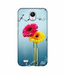 Amazon Brand - Solimo Designer Sun Flower 3D Printed Hard Back Case Mobile Cover for Vivo Y21L