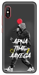 Amazon Brand - Solimo Designer Apna Time Ayega Design 3D Printed Hard Back Case Mobile Cover for Xiaomi Redmi Note 6 Pro