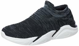 Klepe Men's Black/Grey Flyknit with Memory Foam Running Shoes-7 UK (40 EU) (7 US) (KP035/BLK)