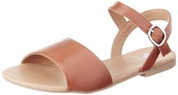 Amazon Brand - Symbol Women's Tan Fashion Sandals-4 UK (37 EU) (7 US) (SYM-WS-010)