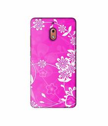 Amazon Brand - Solimo Designer Flower Pattern 3D Printed Hard Back Case Mobile Cover for Nokia 2.1