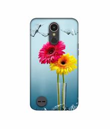 Amazon Brand - Solimo Designer Sun Flower 3D Printed Hard Back Case Mobile Cover for LG K10 (2017)