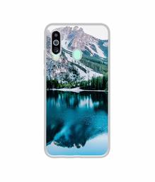 Amazon Brand - Solimo Designer Lake Mountain UV Printed Soft Back Case Mobile Cover for Samsung Galaxy M40