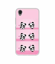 Amazon Brand - Solimo Designer Panda Pattern UV Printed Soft Back Case Mobile Cover for Vivo Y90