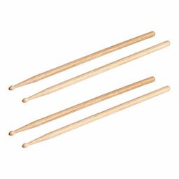 AmazonBasics 5A Drumsticks - Oak, 2-Pair Pack