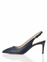 find. FERN-S-SH-1-70 Sling Back Heels, Bleu Marine, 8 UK