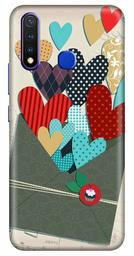 Amazon Brand - Solimo Designer Love Letter Design 3D Printed Hard Back Case Mobile Cover for Vivo Y19 / Vivo U20