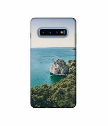 Amazon Brand - Solimo Designer Sea View 3D Printed Hard Back Case Mobile Cover for Samsung Galaxy S10 Plus