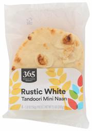 365 EVERYDAY VALUE Mini Rustic White Tandoori Naan, 7.1 OZ