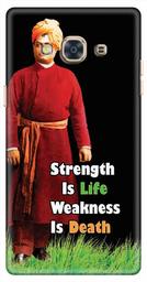 Amazon Brand - Solimo Designer Vivekanandha Quote 3D Printed Hard Back Case Mobile Cover for Samsung Galaxy J3 Pro