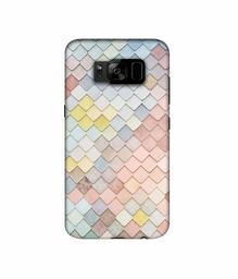 Amazon Brand - Solimo Designer Small Squre Texture 3D Printed Hard Back Case Mobile Cover for Samsung Galaxy S8 Plus