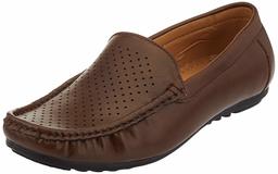 Amazon Brand - Symbol Men's Brown Loafers-8 UK (42 EU) (9 US) (AZ-SM-522)