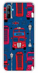 Amazon Brand - Solimo Designer Multicolor Bus Pattern Printed Soft Back Case Mobile Cover for Realme C3