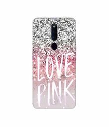 Amazon Brand - Solimo Designer Love Pink 3D Printed Hard Back Case Mobile Cover for Oppo F11 Pro