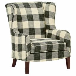 Stone & Beam Sadie Buffalo Check Wingback Chair