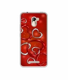 Amazon Brand - Solimo Designer Hearts UV Printed Soft Back Case Mobile Cover for Karbonn Aura Power 4G Plus