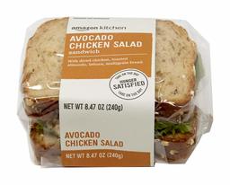 Amazon Kitchen, Avocado Chicken Salad Sandwich, 8.5 oz