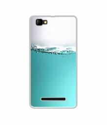 Amazon Brand - Solimo Designer Half Fill UV Printed Soft Back Case Mobile Cover for Lyf C459