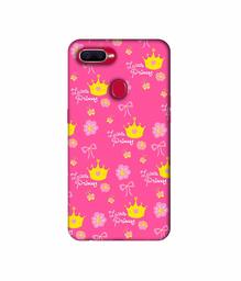 Amazon Brand - Solimo Designer Little Princess Pattern 3D Printed Hard Back Case Mobile Cover for Oppo F9