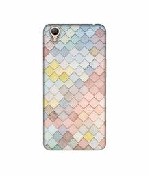 Amazon Brand - Solimo Designer Small Squre Texture 3D Printed Hard Back Case Mobile Cover for Oppo A37