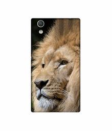 Amazon Brand - Solimo Designer Lion UV Printed Soft Back Case Mobile Cover for Sony Xperia R1 Plus