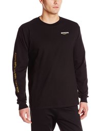 Amazon Gear Men's Long Sleeve T-Shirt with Left Chest Logo