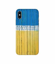 Amazon Brand - Solimo Designer Wooden Pattern 3D Printed Hard Back Case Mobile Cover for Apple iPhone Xs Max