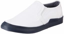 Amazon Brand - Symbol Men's White Canvas Sneakers-6 UK (40 EU) (7 US) (AZ-SY-414)